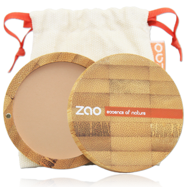 Ekologiskt Kompakt puder - Brun/beige 303 från Zao