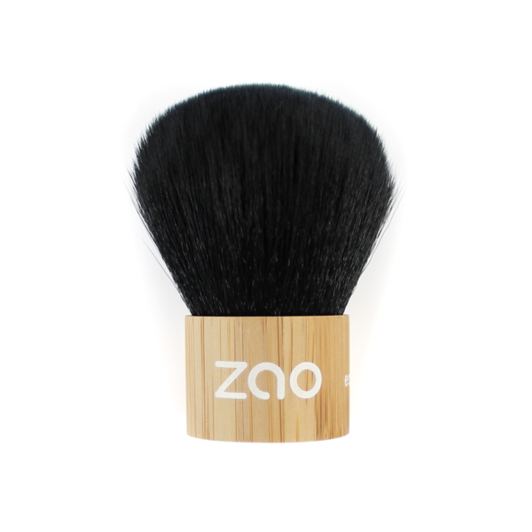 Makeup borste - Kabuki för mineral silk och puder från Zao - Ekobay store