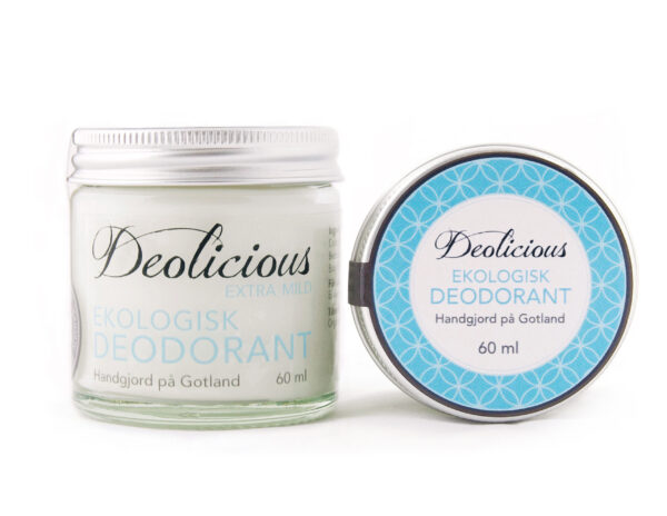 Ekologisk och giftfri deo - 60ml - Deolicious, Extra mild - Ekobay Store för en hållbar livsstil