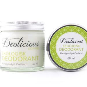 Ekologisk och giftfri deo – 60ml – Deolicious, Doft fri - Ekobay Store för en hållbar livsstil