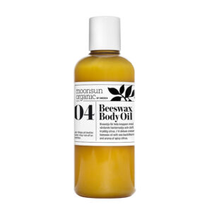 Ekologisk och mjukgörande Beeswax body Oil från Moonsun Organic - Ekobay Store