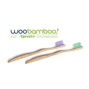 Ekologisk tandborste barn 2 pack från Woobamboo