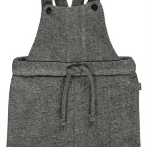 Shortsdress med hängslen - Mörgrå/melerad från Imps & Elfs - Ekobay store för en hållbar livsstil