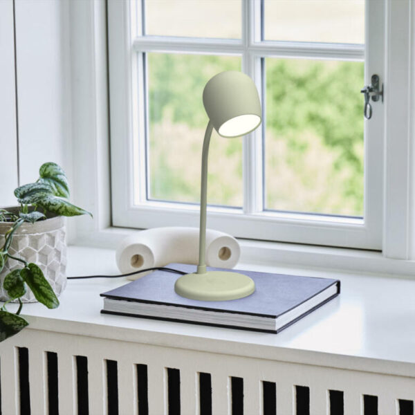 LED-lampa/Högtalare/Qi Ellie Ivory Sand - Bild 2