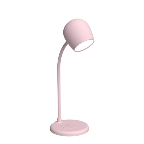 LED-lampa/Högtalare/Qi Ellie rosa