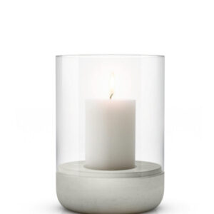 65444 Calma Ljuslykta Medium 20 cm Light Gray