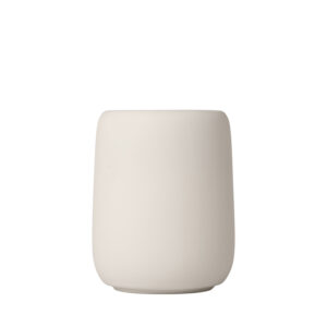 Tandborstmugg Keramik beige