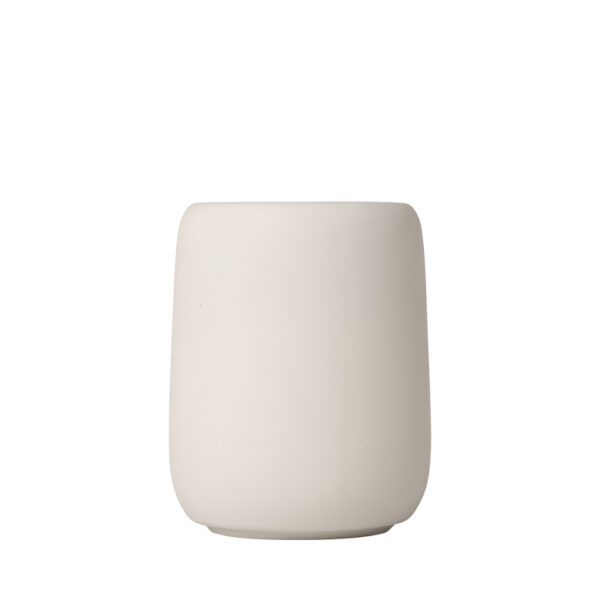 Tandborstmugg Keramik beige